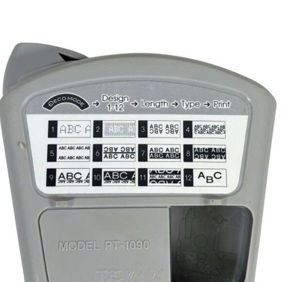 Brother P-Touch PT-1090 Handheld Label Maker No Cable With Tape Tested WORKS - Picture 8 of 16